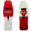 Hosoi OG Hammerhead ″Double Take″ Skateboard Deck - 10.5″ Red/White Fade [Krystal Clear Grip Applied] 15OFF all skateboards products boards products