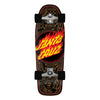Santa Cruz x Carver Flame Dot Route Cruiser Surf Skate - 9.8″ all skateboards products boards products No Discount Old School Santa Cruz Reissue Skateboard