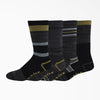 Dickies Striped Crew Socks - Green Moss Stripe all clothing accessories Socks TEMP