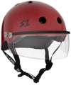 S1 Lifer Visor Gen 2 Helmet - Blood Red Matte Clear Red 15OFF all bikes products all boards products accessories all scooters products all skates products bikes protective gear boards products boards protective gear products Helmets klaviyo protective gear