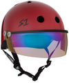 S1 Lifer Visor Gen 2 Helmet - Blood Red Matte Iridium Red 15OFF all bikes products all boards products accessories all scooters products all skates products bikes protective gear boards products boards protective gear products Helmets klaviyo protective gear