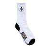 Lakai Public Enemy Sniper Logo Sock - White/Black 15OFF all clothing accessories Skateboard Socks