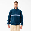 Dickies Tom Knox Quarter Zip Fleece - Deep Blue all cloathing products all men clothing products MEN t-shirts TEMP