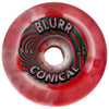 Blurr Conical Re-issue Wheels 60mm 96a - Red/White Swirls (Set of 4) 15OFF all longboardsproducts all skateboards products boards products LAFC Longboard Skateboard Wheels