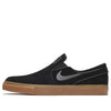 Nike Shoes SB Zoom Stefan Janoski Slip-On - Black/Gum Light Brown-Gunsmoke clearance janoski TEMP