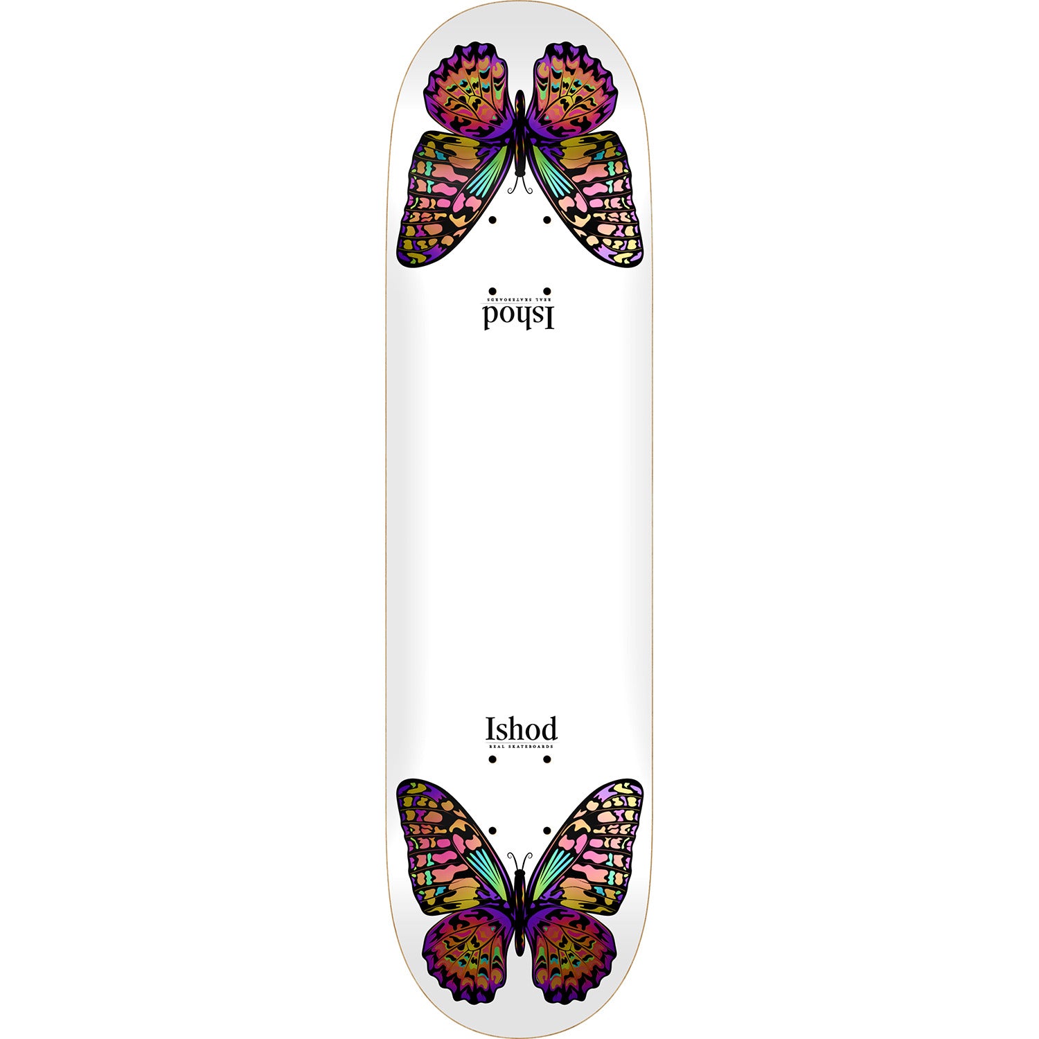 Real Ishod Wair Monarch Butterfly Twin Tail Skateboard Deck - 8.25