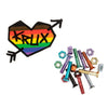 Krux Krome Hardware 1″ Phillips - Rainbow 15OFF all boards products accessories boards products bolts parts Skate Hardware