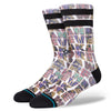 Stance Black Panther Wakanda Forever Crew Socks - White all clothing accessories Skateboard Socks TEMP