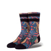 Stance Houseplant Boys Crew Socks - Red all clothing accessories Skateboard Socks TEMP