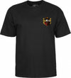 Powell Peralta Kevin Harris Mountie T-shirt - Black 15OFF bones wheels MEN t-shirts YOUTH