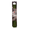 Riedell Criss Cross Skate Laces Skinny 3/8″ Width - Black/Neon Yellow Pinstripe all quad skates products all skates products