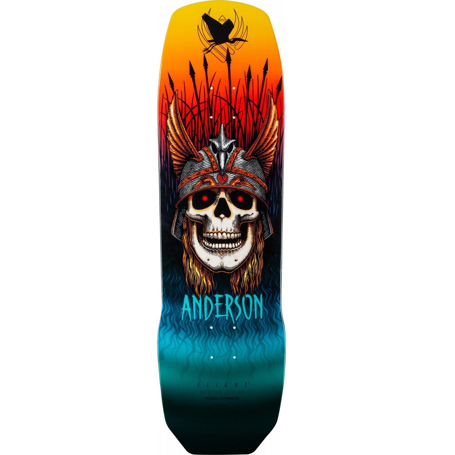 Powell Peralta Pro Andy Anderson Heron Flight Skateboard Deck - 8.45