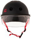 S1 Lifer Visor Gen 2 Helmet - Black Matte/Red Straps 15OFF all bikes products all boards products accessories all scooters products all skates products bikes protective gear boards products boards protective gear products Helmets klaviyo protective gear