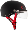 S1 Lifer Visor Gen 2 Helmet - Black Matte/Red Straps 15OFF all bikes products all boards products accessories all scooters products all skates products bikes protective gear boards products boards protective gear products Helmets klaviyo protective gear