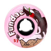 Moxi Fundae Roller Skate Wheels 57mm - Bubble Gum Pink (4 Pack) 15OFF all quad skates products all skates products