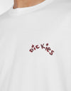 Dickies Villani Drunkula Long Sleeve T-Shirt - White all cloathing products all men clothing products MEN t-shirts TEMP
