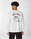 Dickies Villani Drunkula Long Sleeve T-Shirt - White all cloathing products all men clothing products MEN t-shirts TEMP
