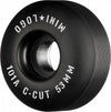 Mini Logo Wheels C-Cut "2" 53mm 101a - Black (Set of 4) 15OFF all skateboards products boards products Skateboard Wheels