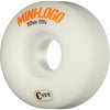 Mini Logo Wheels C-Cut 52mm 101a - White (Set of 4) 15OFF bones wheels Skateboard Wheels