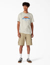 Dickies Skateboarding Break Out Graphic T-Shirt - Oatmeal Heather all cloathing products all men clothing products klaviyo MEN t-shirts TEMP