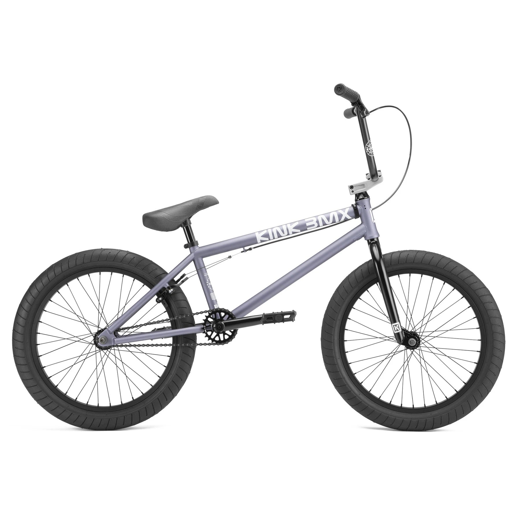 Kink 2022 Launch Complete BMX Bike - Matte Storm Grey