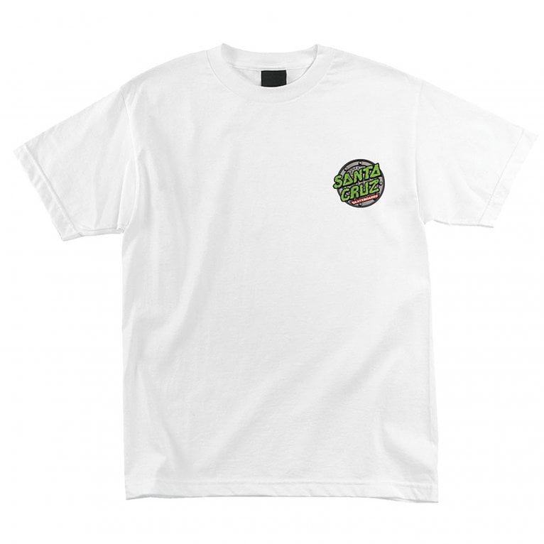 Santa Cruz x TMNT Pizza Dot Forest Green T-Shirt